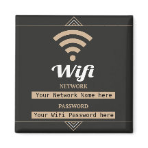 シンプルなWiFi詳細ネットワークパスワード