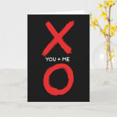 シンプルなXo You And Me カード (黄色い花)