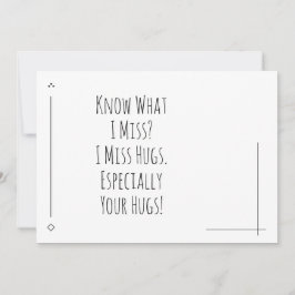 シンプルにあなたのハグが恋しい