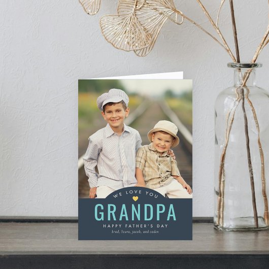 シンプルにお気に入りの色が選べる 父の日のカード カード