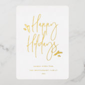 シンプルにお祭りなスクリプト 箔シーズンカード (正面)