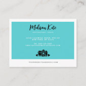 シンプルにシックなカメラの名刺 名刺 (裏面)