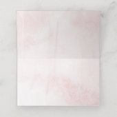 シンプルにシックなフローラガーデンベビーシャワー プレイスカード (内部開封)