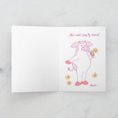 シンプルにスイート サンクス サンキューカード (内部)