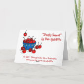 シンプルにスイート サンクス サンキューカード (裏面)