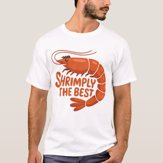 シンプルに最高なエビTシャツ Tシャツ (正面)