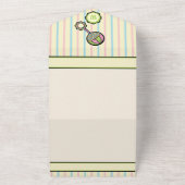 シンプルに甘いガラガラのオールインワン招待状 オールインワン招待状 (外側)