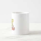 シンプルに生きる マグカップ (黄色) (中央)