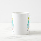 シンプルに生きる 大きな夢を描く 感謝を忘れず 愛を贈ろう コーヒーマグカップ (中央)