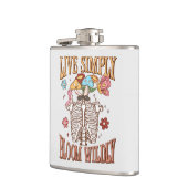 シンプルに生きる、開花 フラスク (左)