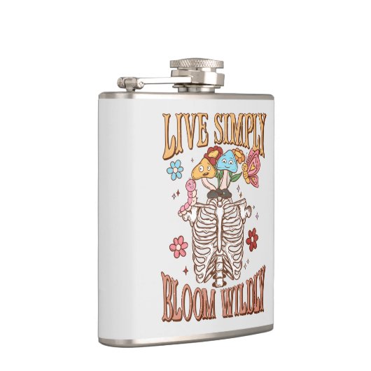 シンプルに生きる、開花 フラスク (右)