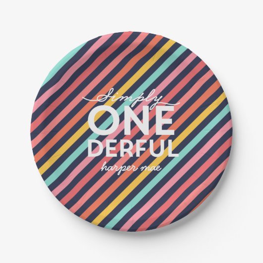 シンプルに素晴らしい ワンダフル ペーパープレート (正面)