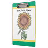 シンプルに美しいひまわり クリップボード (左)