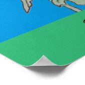 シンプルに美しいひまわり ポスター (角)