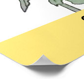 シンプルに美しいひまわり ポスター (角)