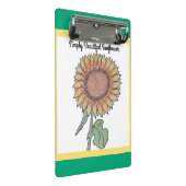 シンプルに美しいひまわり ミニクリップボード (アングル)