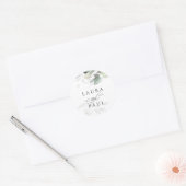 シンプルに美しい水彩植物園 ラウンドシール (封筒)