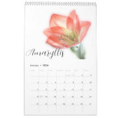 シンプルに美しい花の壁カレンダー カレンダー (1月 2026)