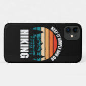 シンプルに考えてハイキングへ Case-Mate iPhoneケース (裏面(横))