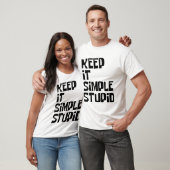 シンプルに考えろ Tシャツ (ユニセックス)
