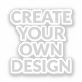 シンプルに - オリジナルを作成する シール (正面)