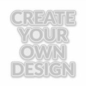 シンプルに - オリジナルを作成する シール (正面)