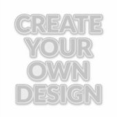 シンプルに - オリジナルを作成する シール (正面)