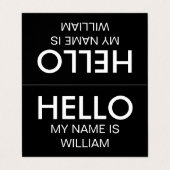 シンプルのこんにちはテーマ 名刺 (外部フラット)