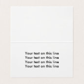 シンプルのこんにちはテーマ 名刺 (内部フラット)