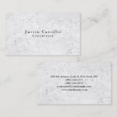 シンプルのエレガント灰色の壁のテクスチャモダン 名刺 (正面/裏面)