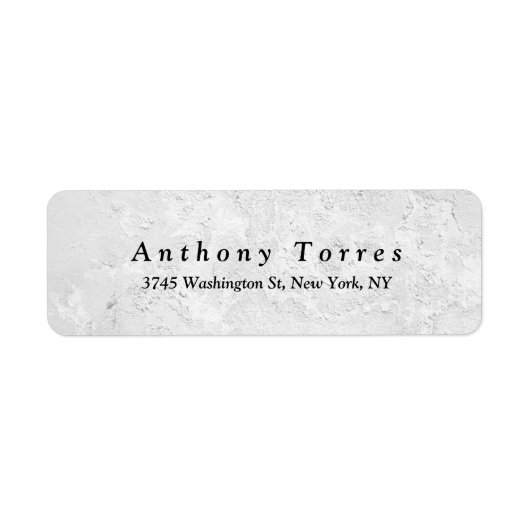 シンプルのクラシカル灰色の壁のテクスチャ ラベル (正面)