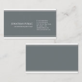 シンプルのシンプルな調和の色が洗練モダンされた 名刺 (正面/裏面)