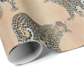 シンプルのヒョウの動物の柄 ラッピングペーパー (ロールコーナー)