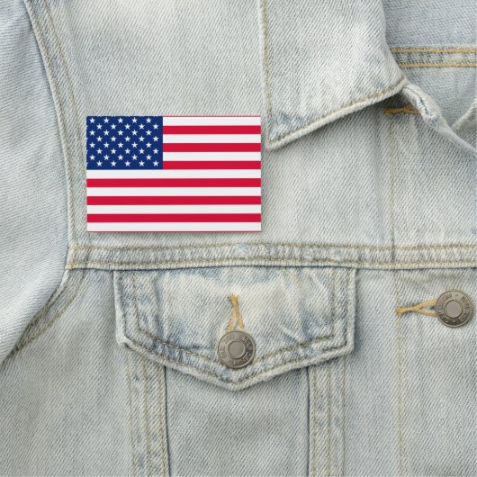 シンプルのフルアメリカ国旗の名札 名札 (インサイチュ)