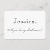 シンプルのプロポーズボックスカード エンクロージャーカード (正面)