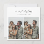 シンプルのメリー写真 シーズンカード (正面)