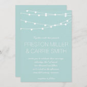 シンプルのライトの結婚招待|結婚’s 招待状 (正面/裏面)
