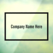 シンプルの会社名ここブラック文字テンプレート ウィンドウサイン (シート3)