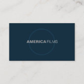 シンプルの円 名刺 (裏面)