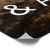 シンプルの写真結婚の ポスター (角)