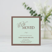 シンプルの動き 招待状 (スタンド正面)