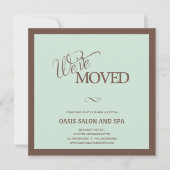 シンプルの動き 招待状 (正面)