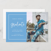 シンプルの卒業発表 セーブザデート (正面/裏面)