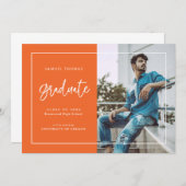 シンプルの卒業発表 セーブザデート (正面/裏面)