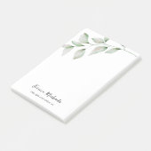 シンプルの名前とビジネスタイトル ポストイット (アングル)