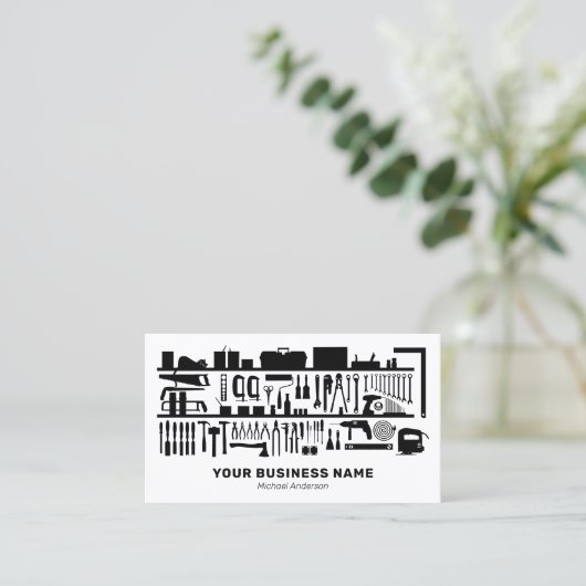 シンプルの商人 名刺 (スタンド正面)