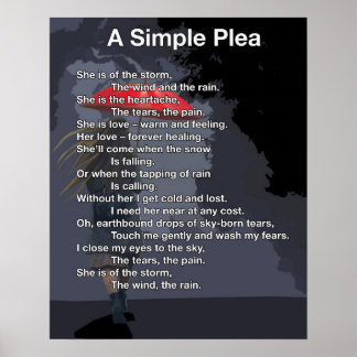 シンプルの嘆願 ポスター