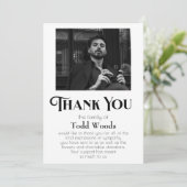 シンプルの悔やみや弔慰サンキューカード 招待状 (スタンド正面)