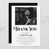 シンプルの悔やみや弔慰サンキューカード 招待状 (正面/裏面)