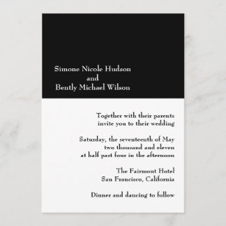 シンプルの招待状 招待状